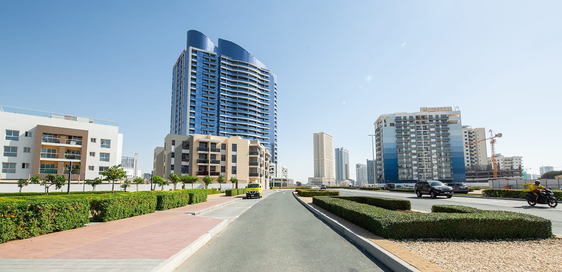 DubaiLand Residence Complex — Dense mid-rise apartment district off Al Ain Road