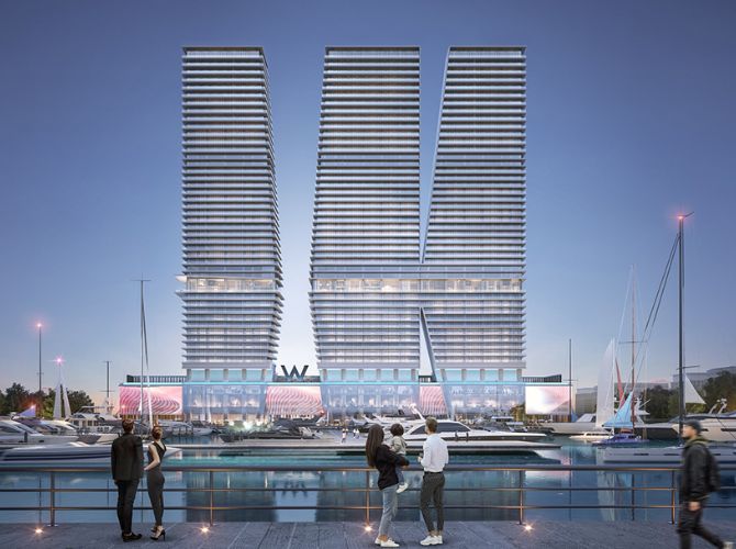 w residences at dubai harbour (1)